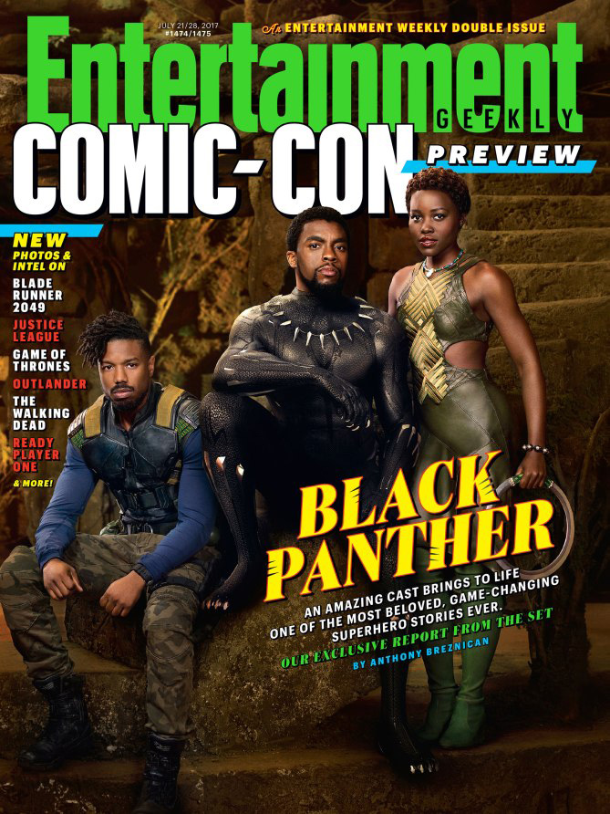 Pantera Negra Black Panther 19 Capa EW Erick Killmonger TChalla Nakia