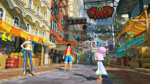 One Piece World Seeker Screenshots 8 Luffy Nami Cidade
