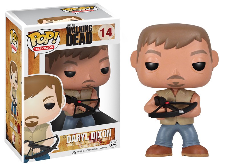 Bonecos cabeçudos de Rick, Daryl e zumbis Geekdama