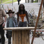 Rick, Michonne e Carl no S03E12