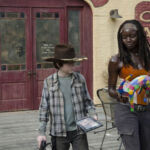 Michonne e Carl no S03E12