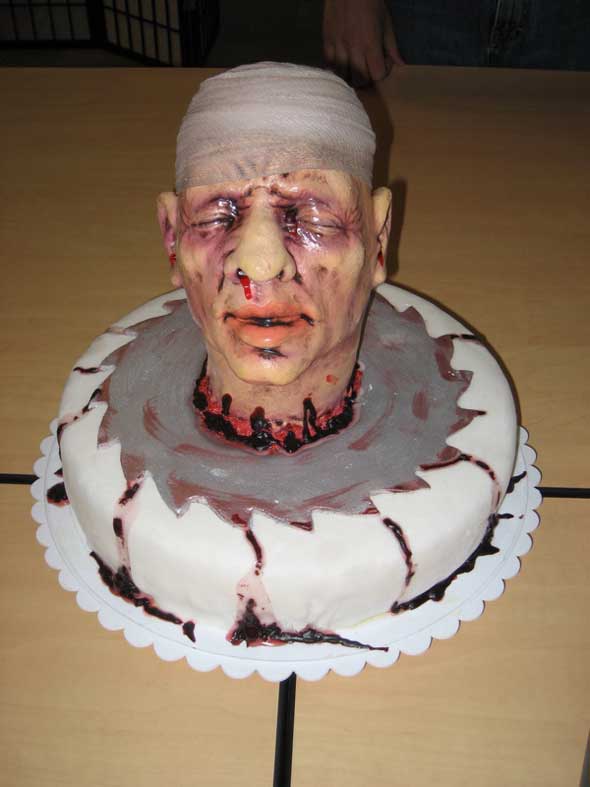 10 bolos decorados de forma macabra
