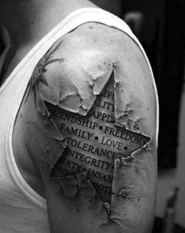 Tatuagens ultra realísticas impressionantes