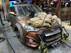 The Walking Dead na Comic-Con 2013: Veja fotos do Hyundai a prova de zumbis
