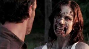 Lori aparece como Zumbi em cena excluída da 3ª temporada de The Walking Dead