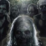 Pôster promocional da 1ª temporada de The Walking Dead na Comic-con de 2010. Arte por Drew Struzan.