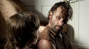 the walking dead 4 temporada carl rick