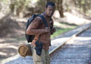 Bob Stookey (Lawrence Gilliard Jr.) no 13º Episódio da 4ª Temporada (S04E09) de The Walking Dead.