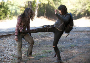 Maggie Greene (Lauren Cohan) no 13º Episódio da 4ª Temporada (S04E09) de The Walking Dead.