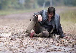 Daryl dixon (norman reedus) no 13º episódio da 4ª temporada (s04e09) de the walking dead.