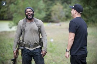 Chad coleman (tyreese) no 14º episódio da 4ª temporada de the walking dead.