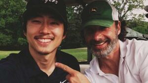 the walking dead 5 temporada elenco chega ao set
