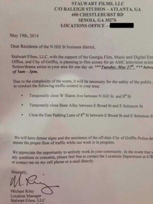 the walking dead 5 temporada filmagens comunicado