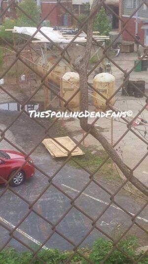 the walking dead 5 temporada filmagens explosoes em terminus