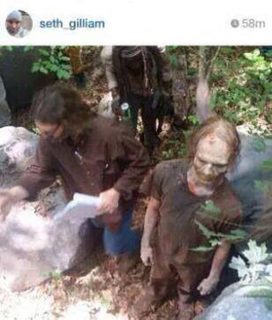 The walking dead 5 temporada filmagens zumbis seth gilliam