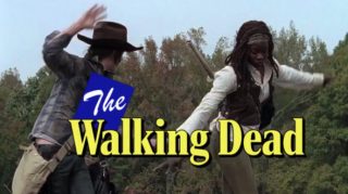 The walking dead parodia anos 80