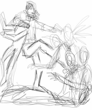 The Walking Dead Est%C3%A1tua Rick Grimes McFarlane 2014 Esbo%C3%A7o