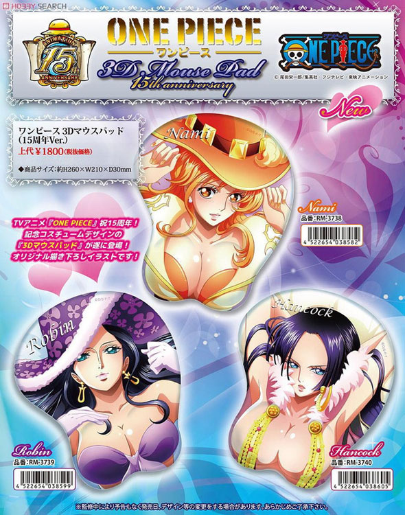 one-piece-aniversário-de-15-anos-anime-mouse-pad-3d-nami-robin-boa-hancock