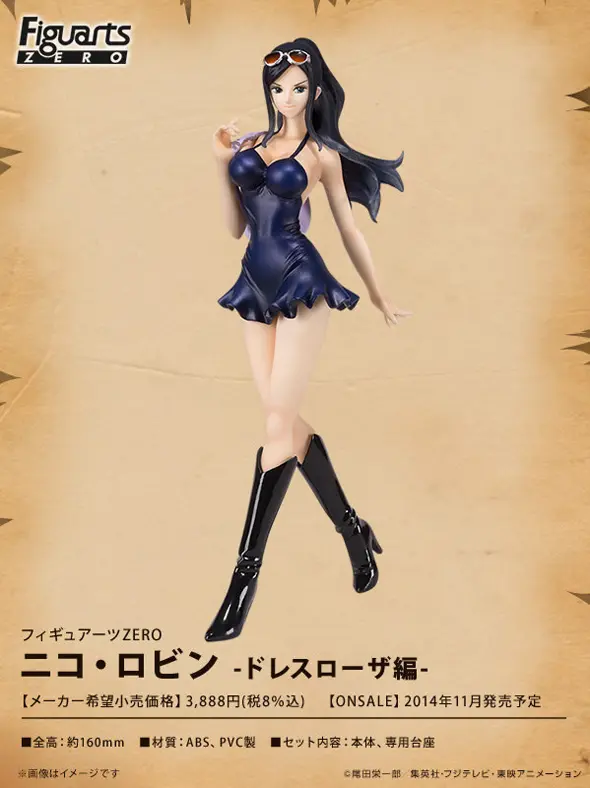 One Piece Figuarts Zero Nico Robin Dressrosa Version | Geekdama