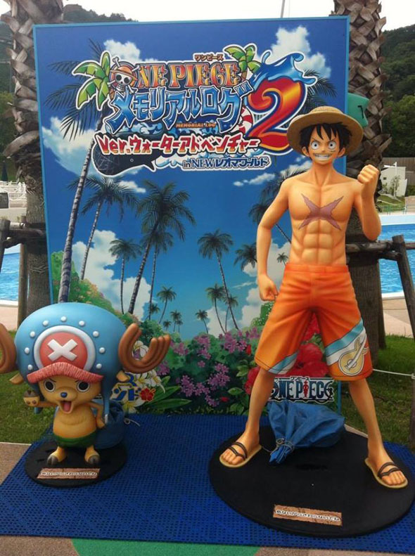 One-Piece-Parque-Aquático-Kagawa-Luffy-Chopper