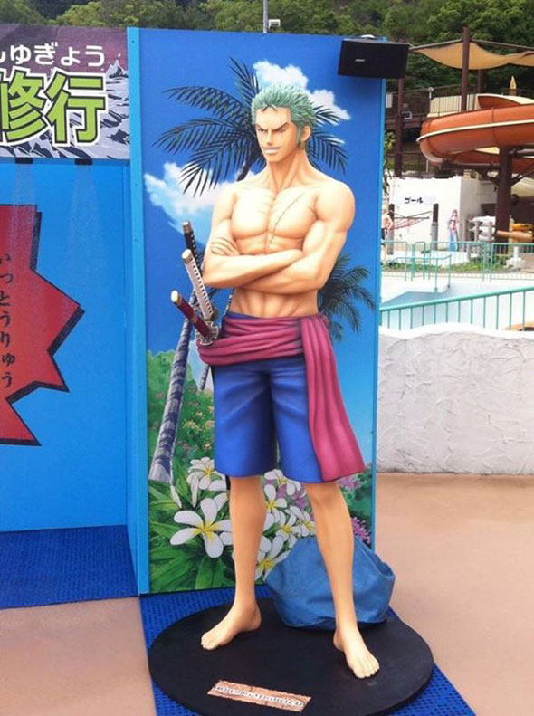 One-Piece-Parque-Aquático-Kagawa-Zoro