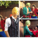 One Piece Premier Show 2014 Restaurante do Sanji Apresenta%C3%A7%C3%A3o Luffy Zoro Nami Sanji