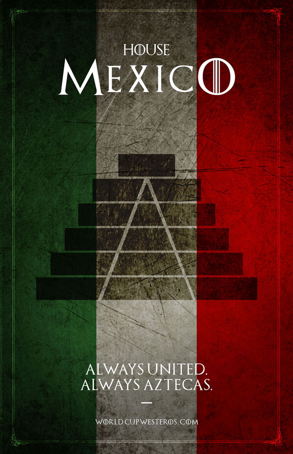 México: Sempre unidos. Sempre astecas.