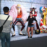 one piece exposi%C3%A7%C3%A3o coreia do sul cancelada bandeira sol personagens 3