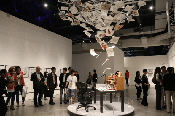 one-piece-exposição-taiwan-2014-mesa-do-Oda