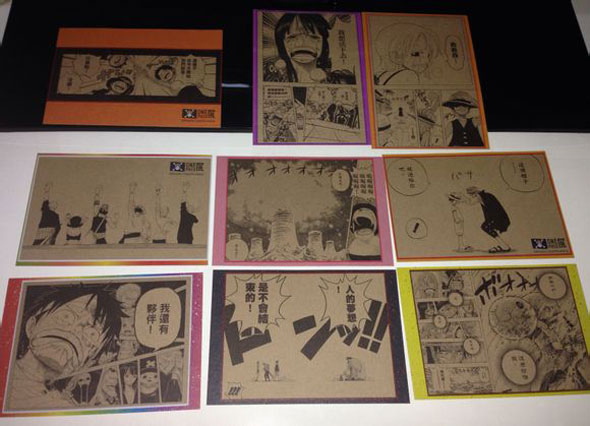 Alguns dos desenhos originais expostos no evento.