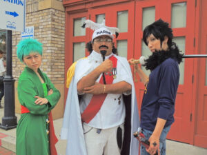 one piece premier show 2014 universal studios japan usj cosplays fãs zoro sengoku law