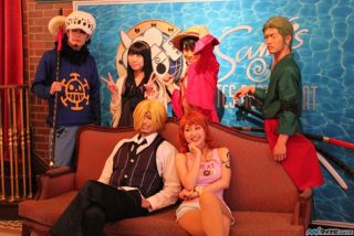 One piece premiere show 2014 universal studios japan usj restaurante pirata do sanji fotos cosplayers 2