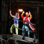 one piece premiere show 2014 universal studios japan usj apresenta%C3%A7%C3%A3o live action Buggy Mr 3 2