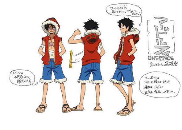 One-Piece-Especial-3D2Y-Design-de-Personagem-Luffy