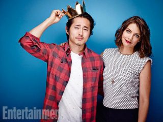 The walking dead sdcc2014 ew 02 steven yeun lauren cohan