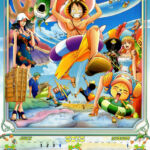 Calendário One Piece 2015 Julho Agosto
