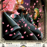 Calendário One Piece 2015 Março Abril