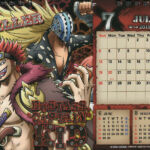 Calendário de Mesa One Piece Cross 2015 Julho