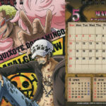 Calendário de Mesa One Piece Cross 2015 Maio