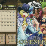 Calendário de Mesa One Piece Cross 2015 Outubro