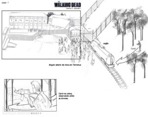 The Walking Dead 5 Temporada Storyboard S05E01 1