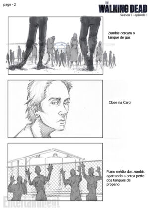 The Walking Dead 5 Temporada Storyboard S05E01 2