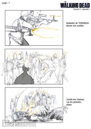 The Walking Dead 5 Temporada Storyboard S05E01 7