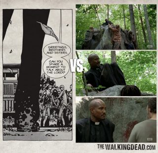 The walking dead s05e02 comparacao hq 01