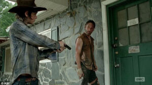 The Walking Dead 4 Temporada S04E09 Rick Carl