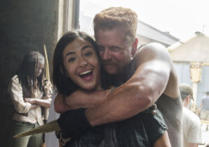 The Walking Dead 5 Temporada Bastidores S05E01 Michael Cudlitz Abraham Ford Alanna Masterson Tara Chambler