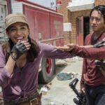 The Walking Dead 5 Temporada Bastidores S05E05 Christian Serratos Rosita Espinosa Steven Yeun Glenn Rhee