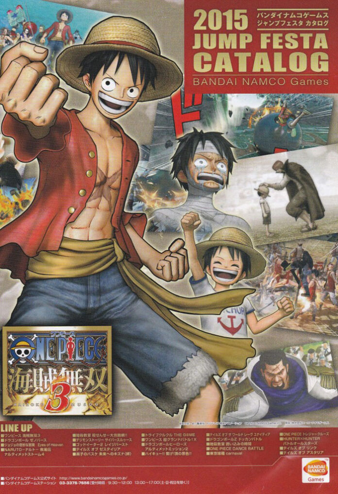 Jump Festa 2015 One Piece Cat%C3%A1logo Bandai Namco Games 1