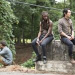 The Walking Dead 5 Temporada S05E10 Them Bastidores Michonne Glenn