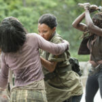 The Walking Dead 5 Temporada S05E10 Them Imagens Sasha Michonne Sonequa Martin Green Danai Gurira